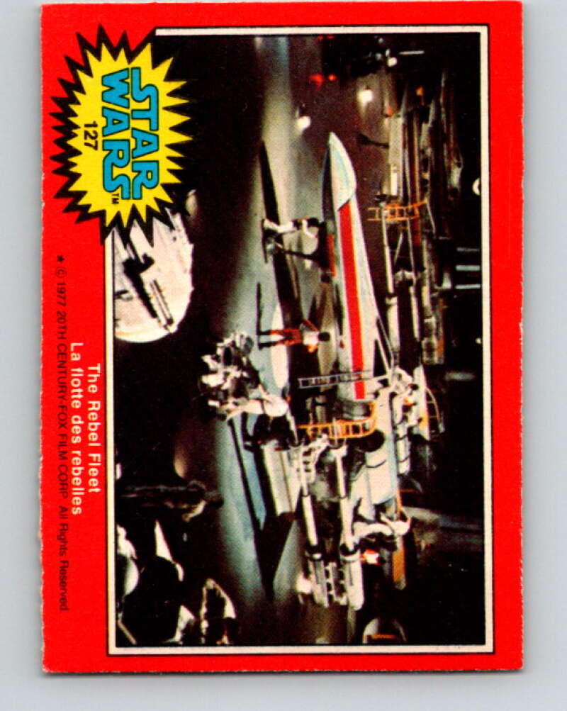 1977 OPC Star Wars #127 The Rebel Fleet V34411