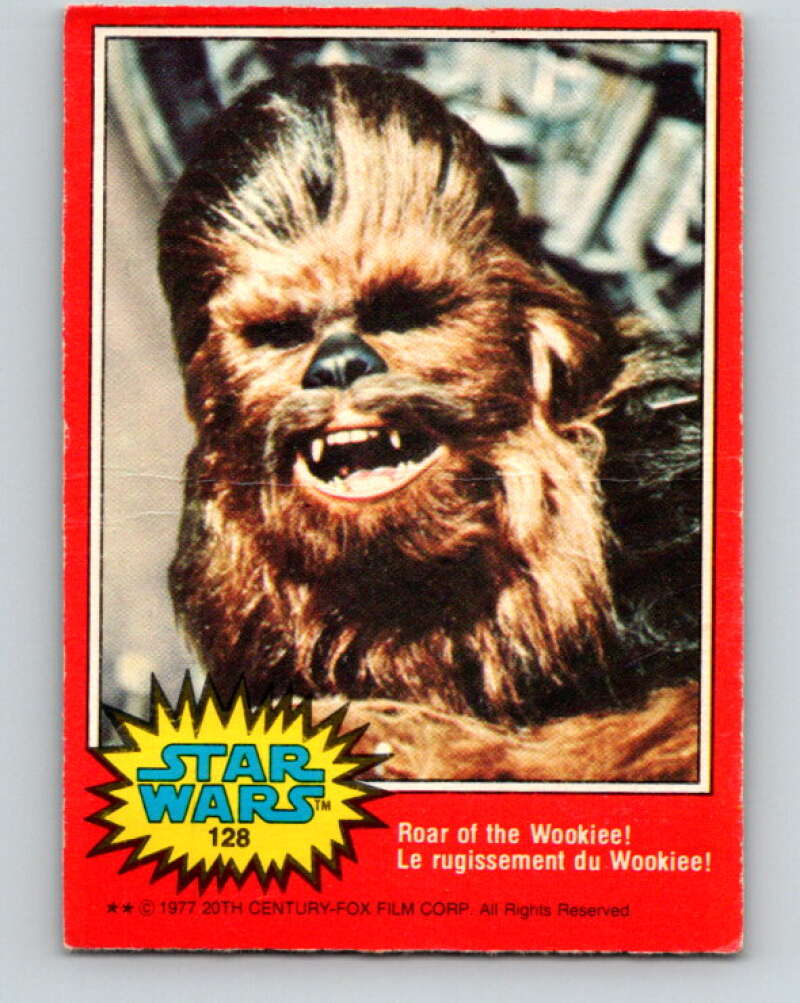 1977 OPC Star Wars #128 Roar of the Wookiee! V34419