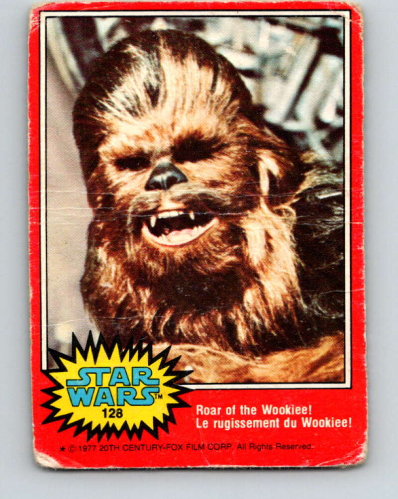 1977 OPC Star Wars #128 Roar of the Wookiee! V34423