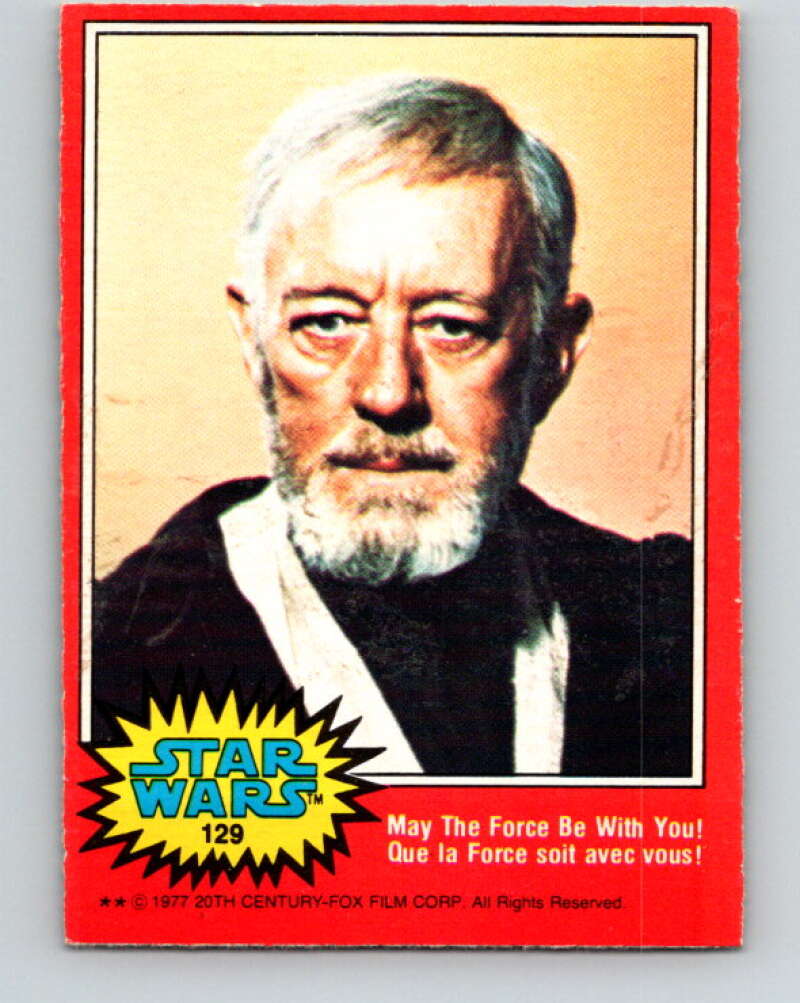 1977 OPC Star Wars #129 May The Force be with you! V34426