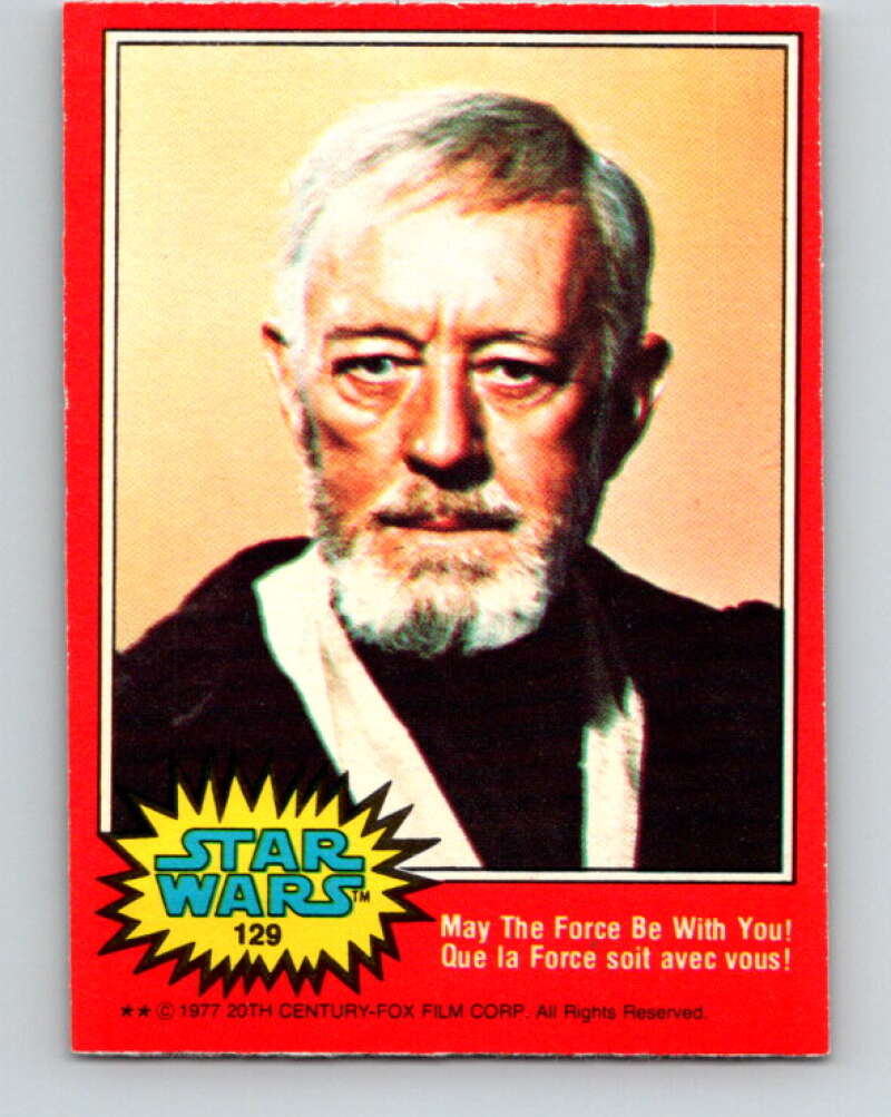 1977 OPC Star Wars #129 May The Force be with you! V34427