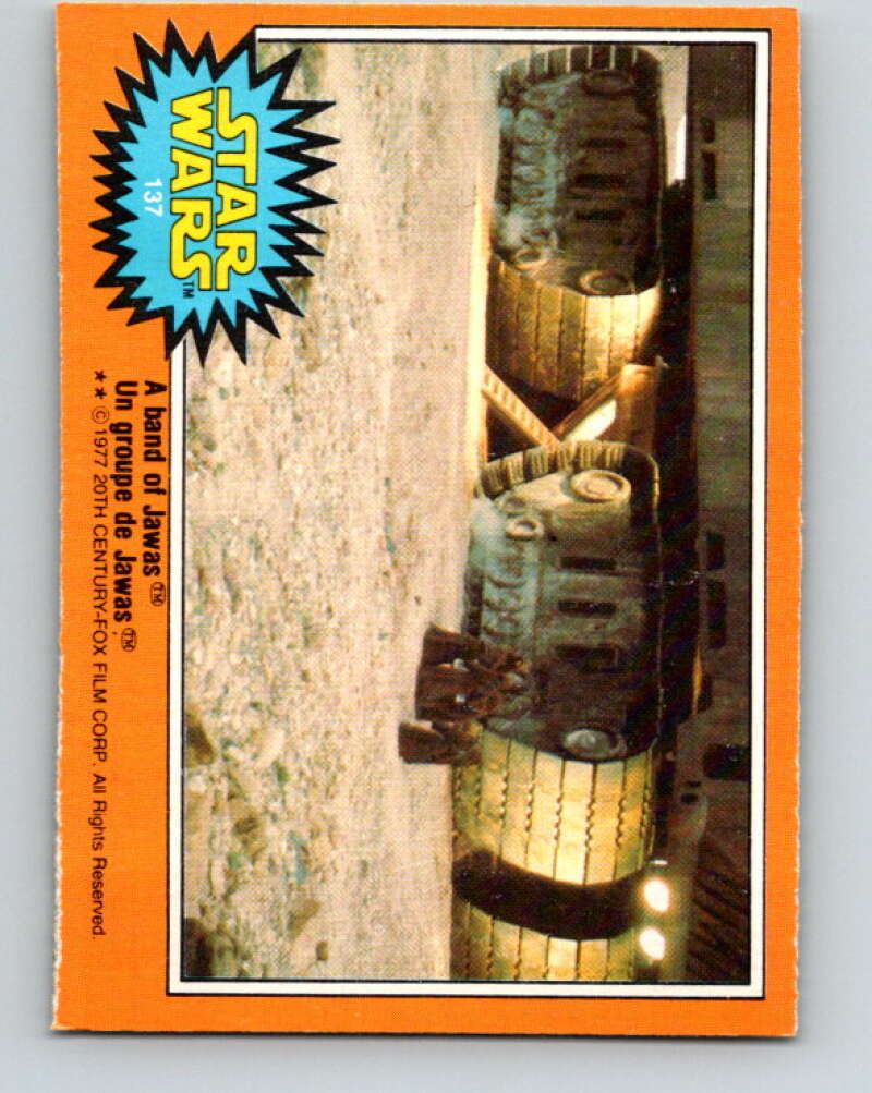 1977 OPC Star Wars #137 A band of Jawas V34461