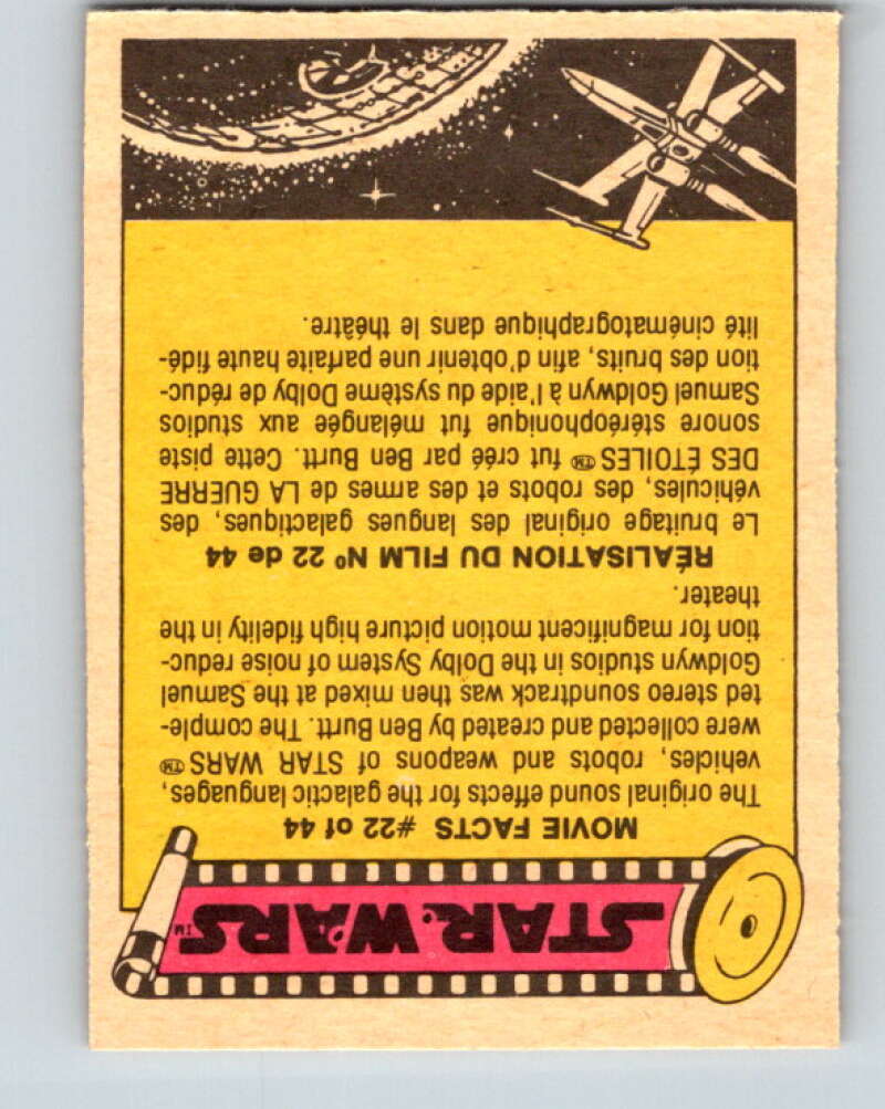 1977 OPC Star Wars #139 Desperate moments for our heroes! V34463