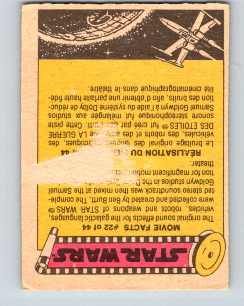 1977 OPC Star Wars #139 Desperate moments for our heroes! V34464