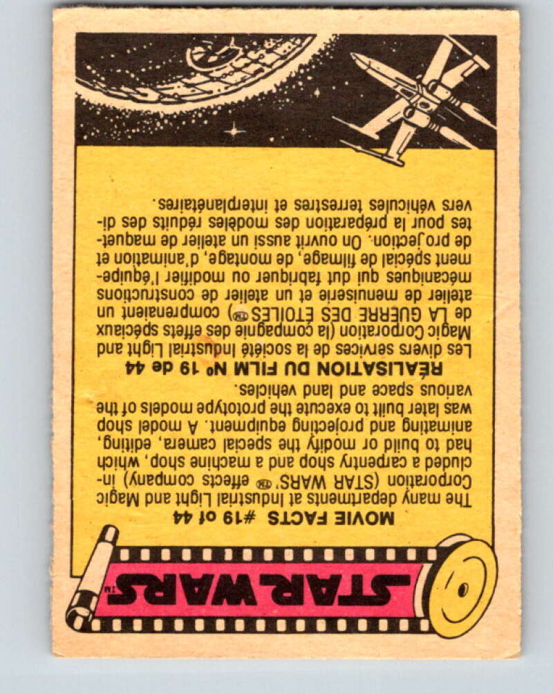 1977 OPC Star Wars #149 Han bows out of the battle V34471