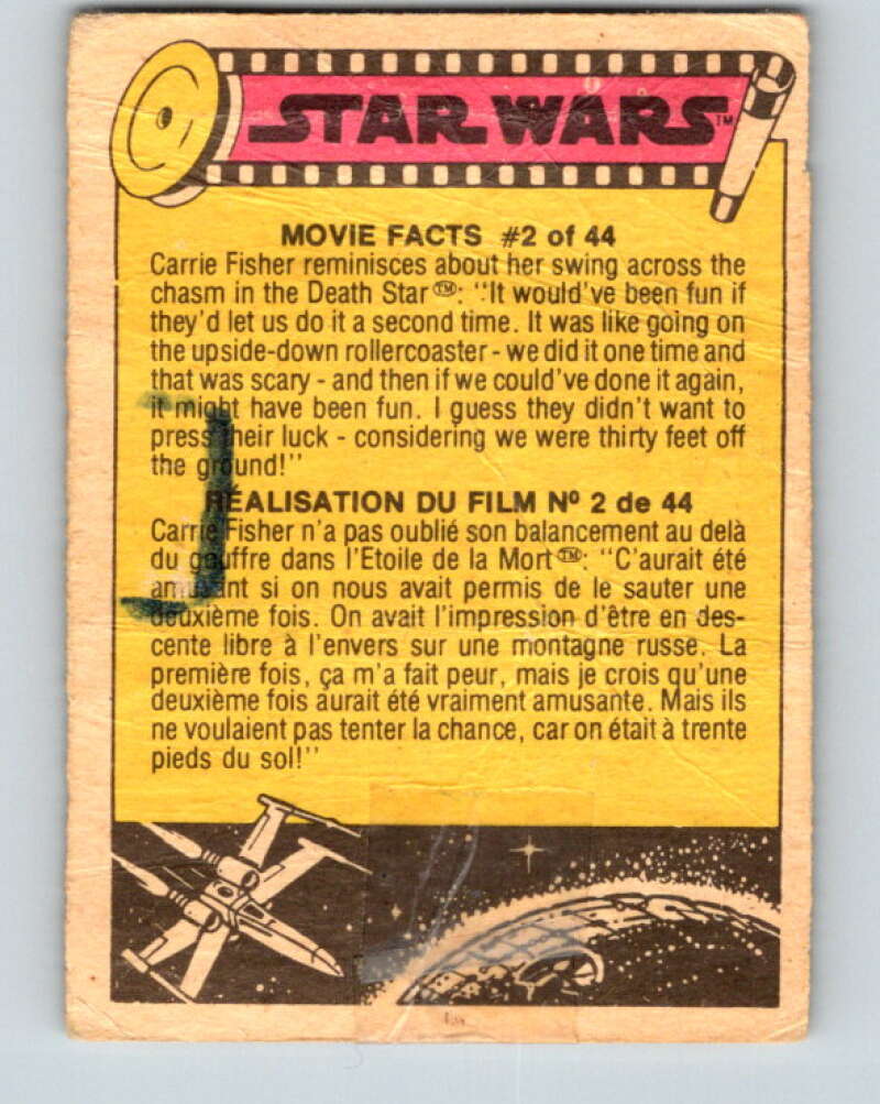 1977 OPC Star Wars #180 Stormtrooper -- tool of the Empire V34500