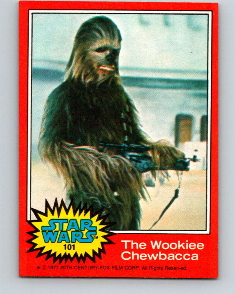 1977 Topps Star Wars #101 The Wookie Chewbacca V34610