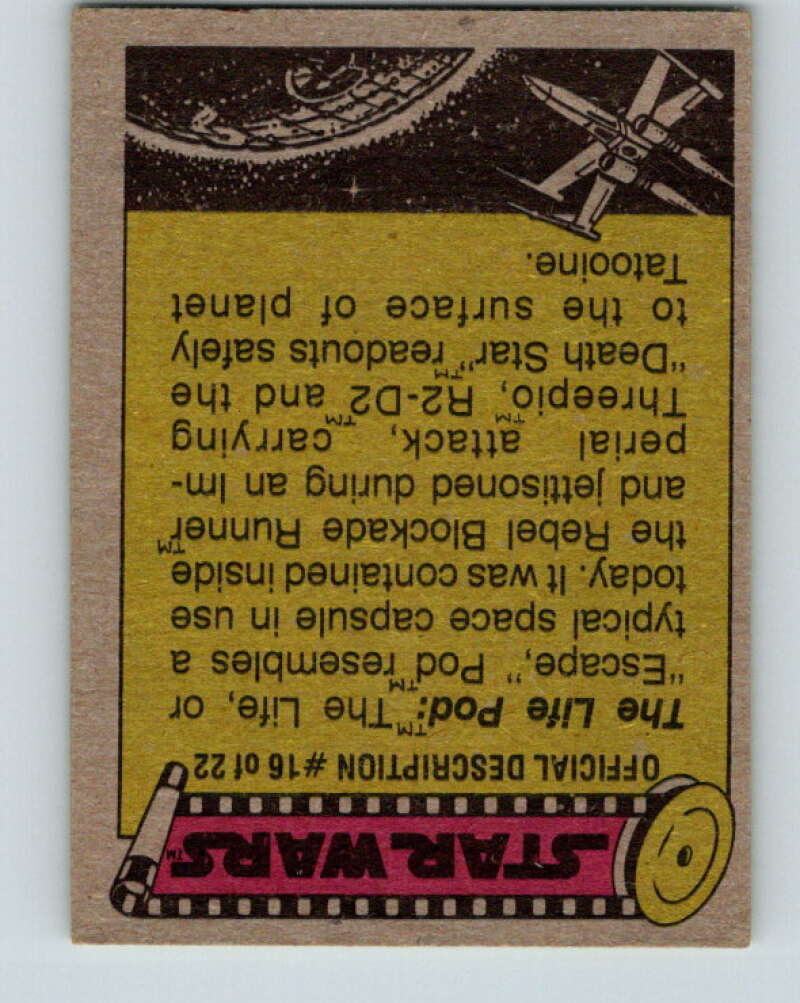1977 Topps Star Wars #136 Danger from all sides! V34622