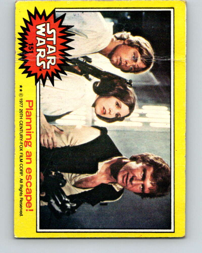 1977 Topps Star Wars #151 Planning an escape! V34635