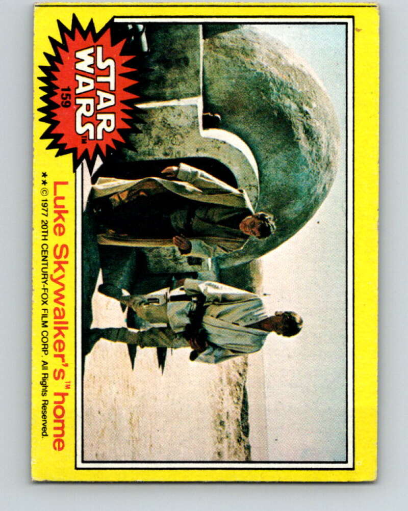1977 Topps Star Wars #159 Luke Skywalker's home V34645