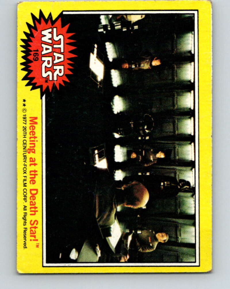 1977 Topps Star Wars #169 Meeting at the Death Star! V34656