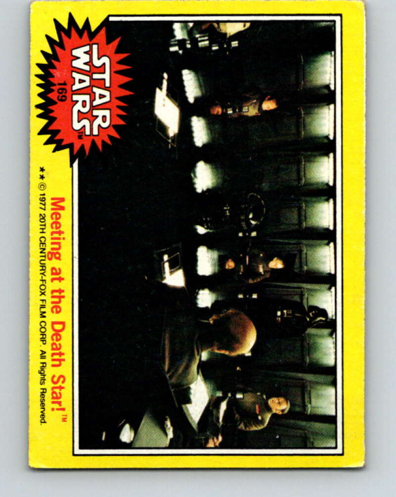 1977 Topps Star Wars #169 Meeting at the Death Star! V34657