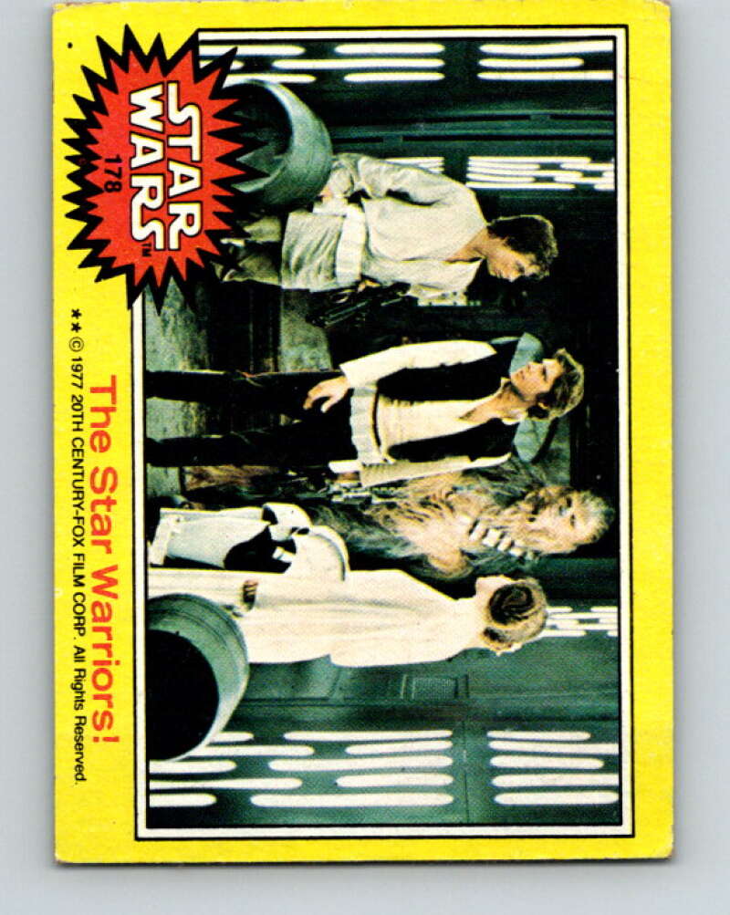 1977 Topps Star Wars #178 The Star Warriors! V34665