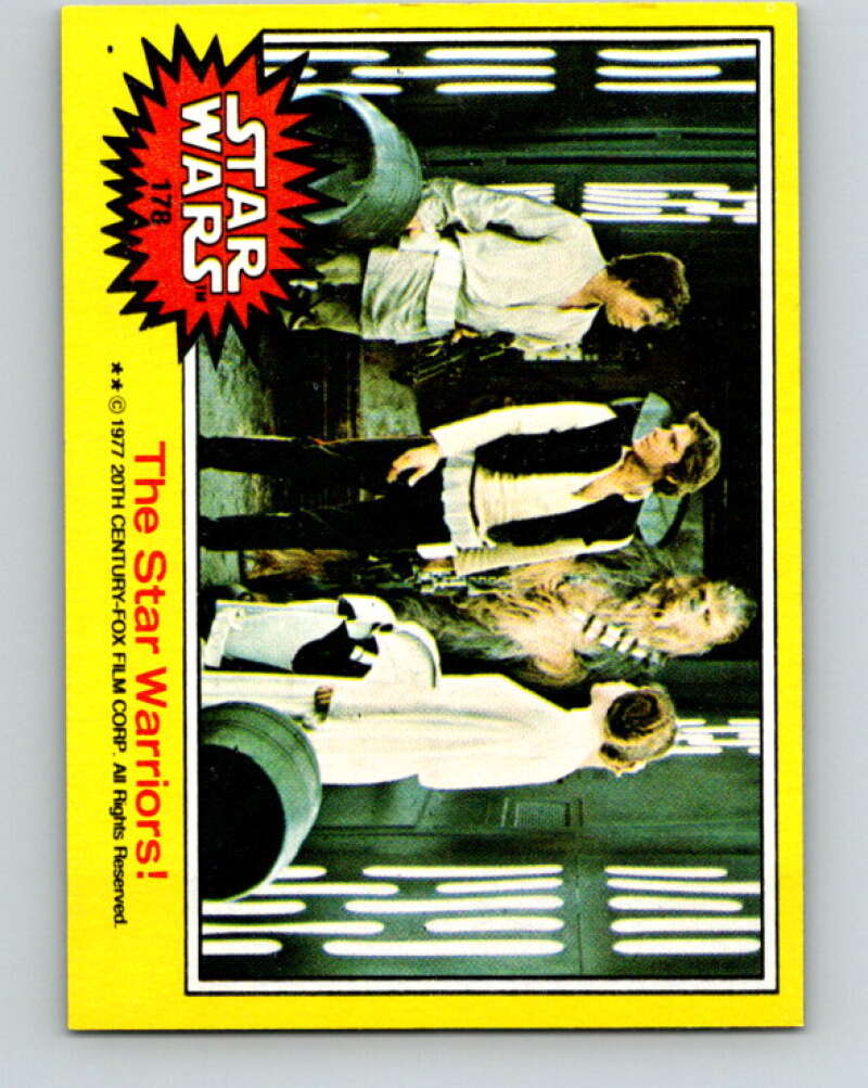 1977 Topps Star Wars #178 The Star Warriors! V34666