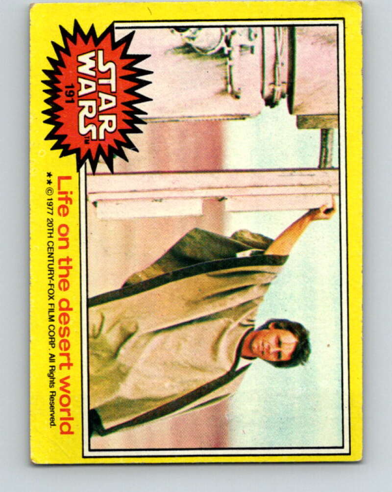 1977 Topps Star Wars #191 Life on the desert world V34677