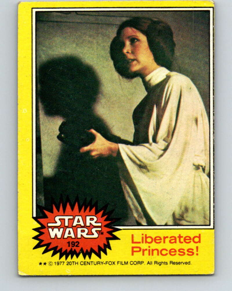 1977 Topps Star Wars #192 Liberated Princess! V34678