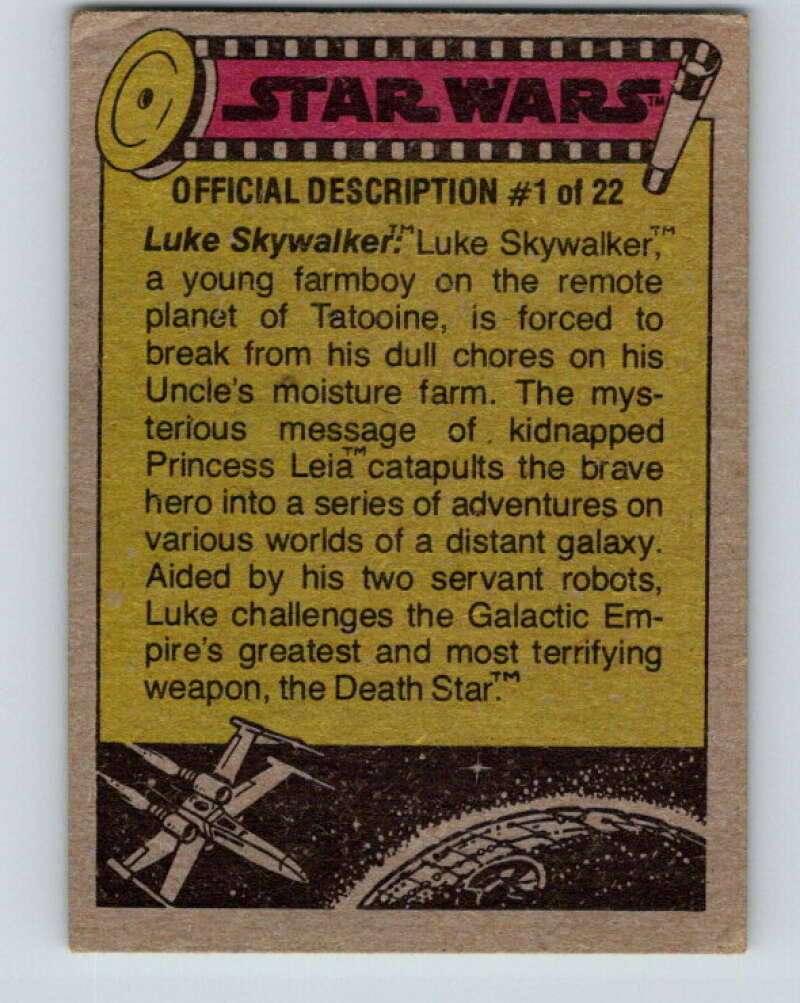 1977 Topps Star Wars #195 Alec Guiness as Ben Kenobi V34682