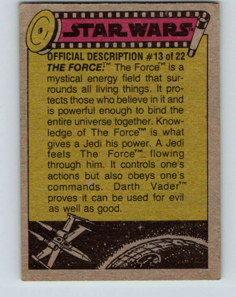 1977 Topps Star Wars #196 Lord Darth Vader V34683