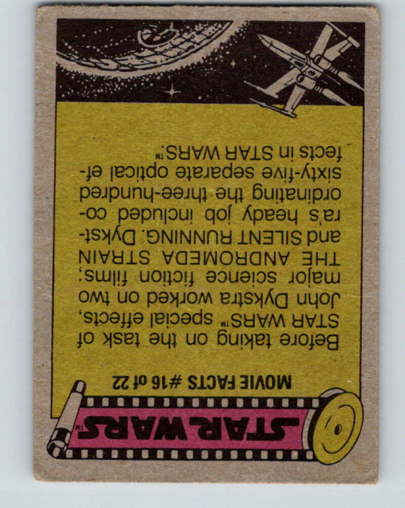 1977 Topps Star Wars #275 Guarding the Millennium Falcon V34688