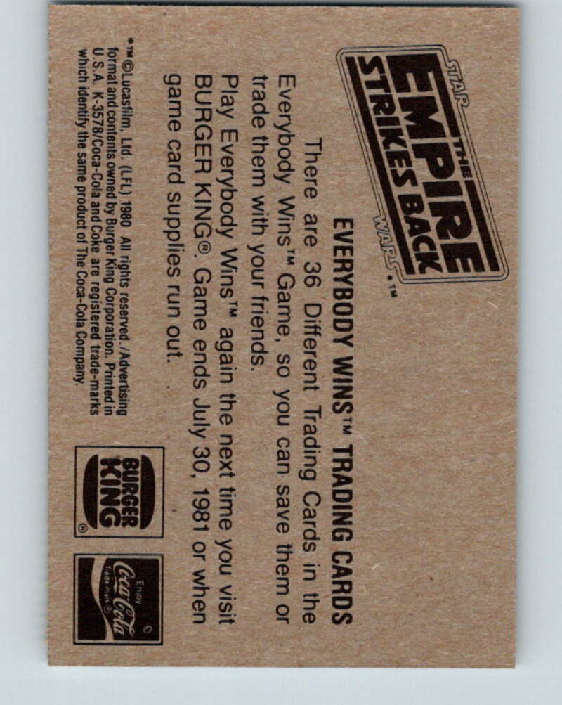 1980 Star Wars Burger King Yoda, the Jedi Master V34702