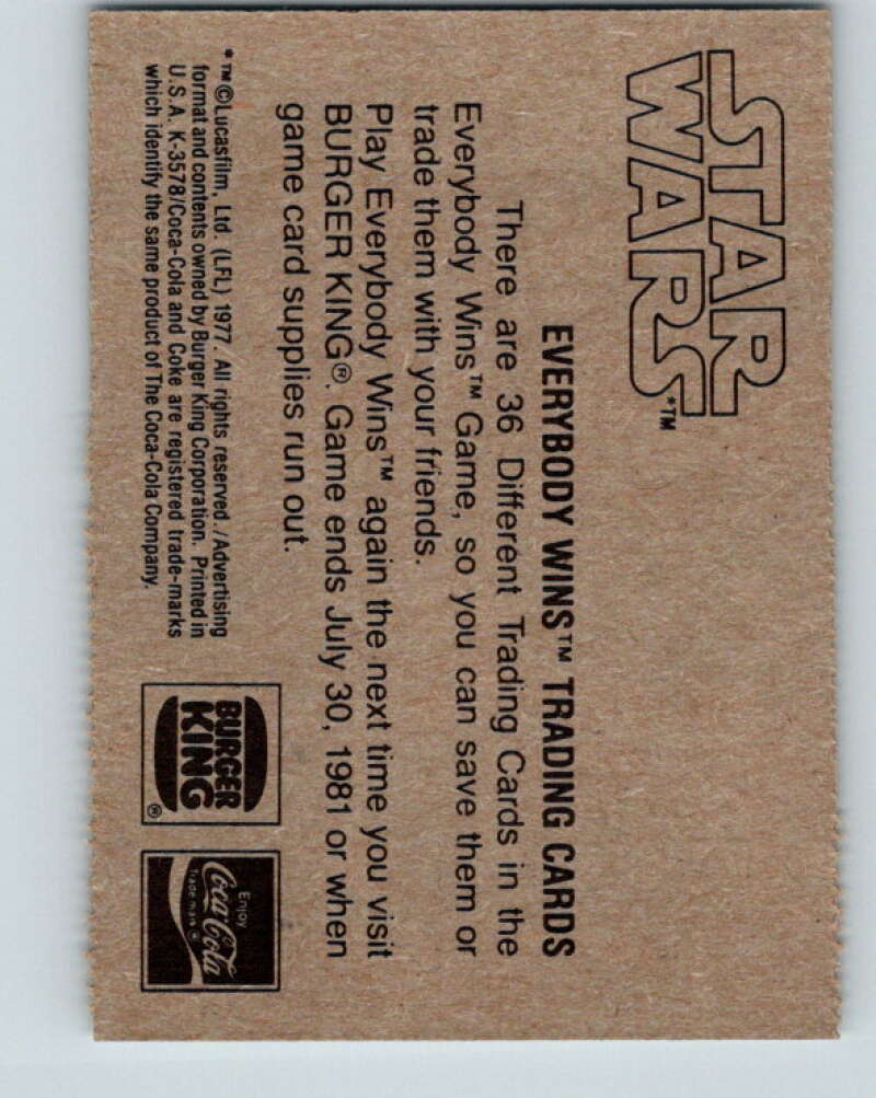 1977 Star Wars Burger King Han Solo in Action V34718