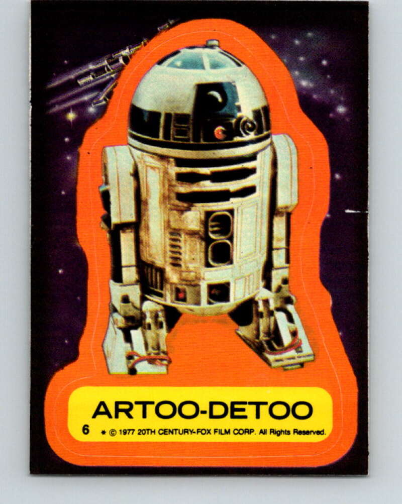 1977 Topps Star Wars Stickers #6 Artoo-Detoo V34746