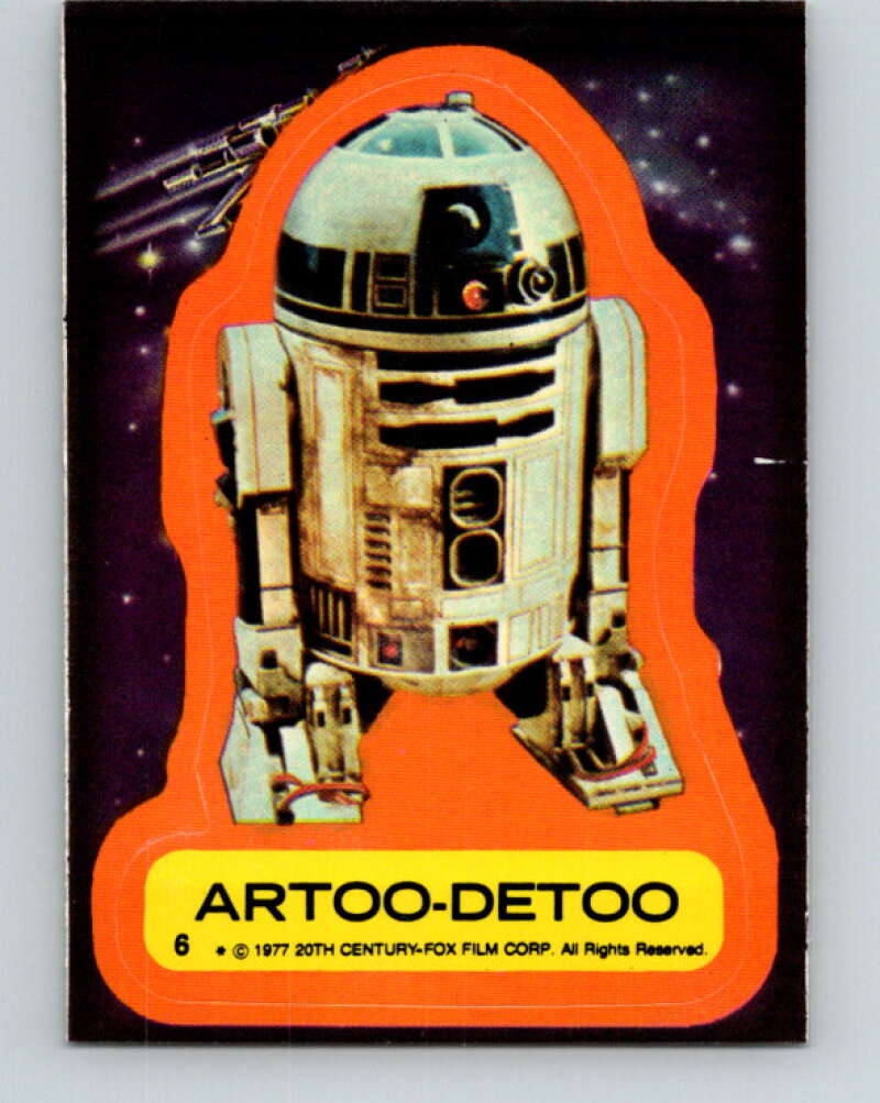 1977 Topps Star Wars Stickers #6 Artoo-Detoo V34747
