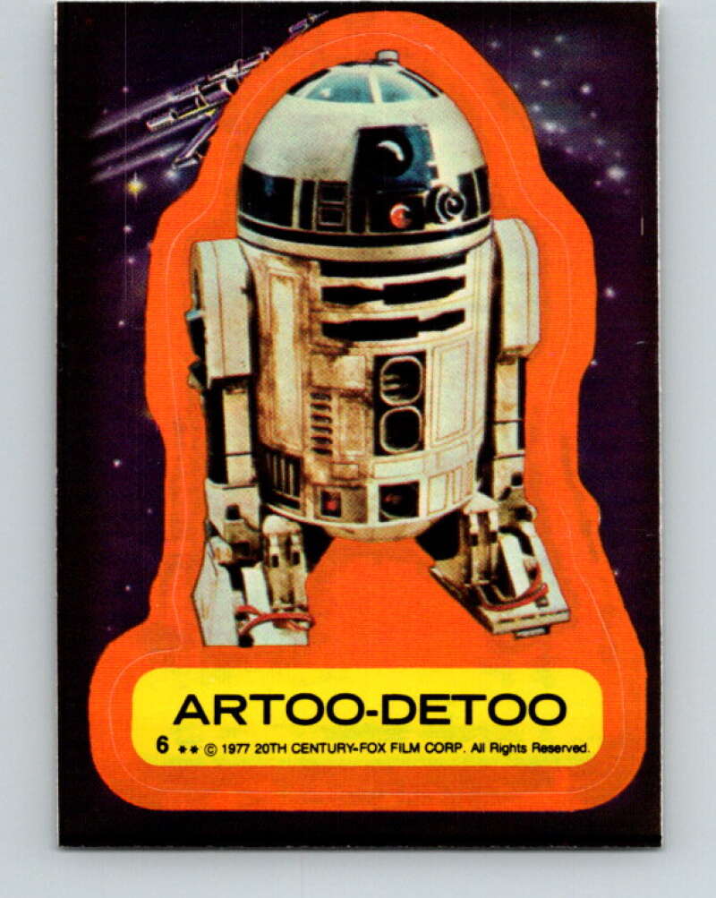 1977 Topps Star Wars Stickers #6 Artoo-Detoo V34748