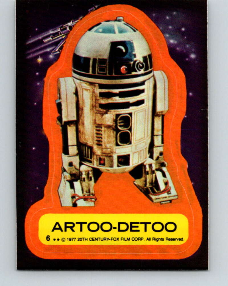 1977 Topps Star Wars Stickers #6 Artoo-Detoo V34749