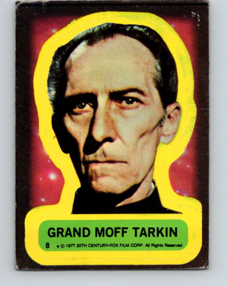 1977 Topps Star Wars Stickers #8 Grand Moff Tarkin V34757