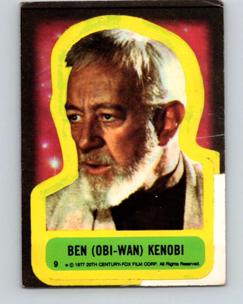 1977 Topps Star Wars Stickers #9 Ben Obi-Wan Kenobi V34760