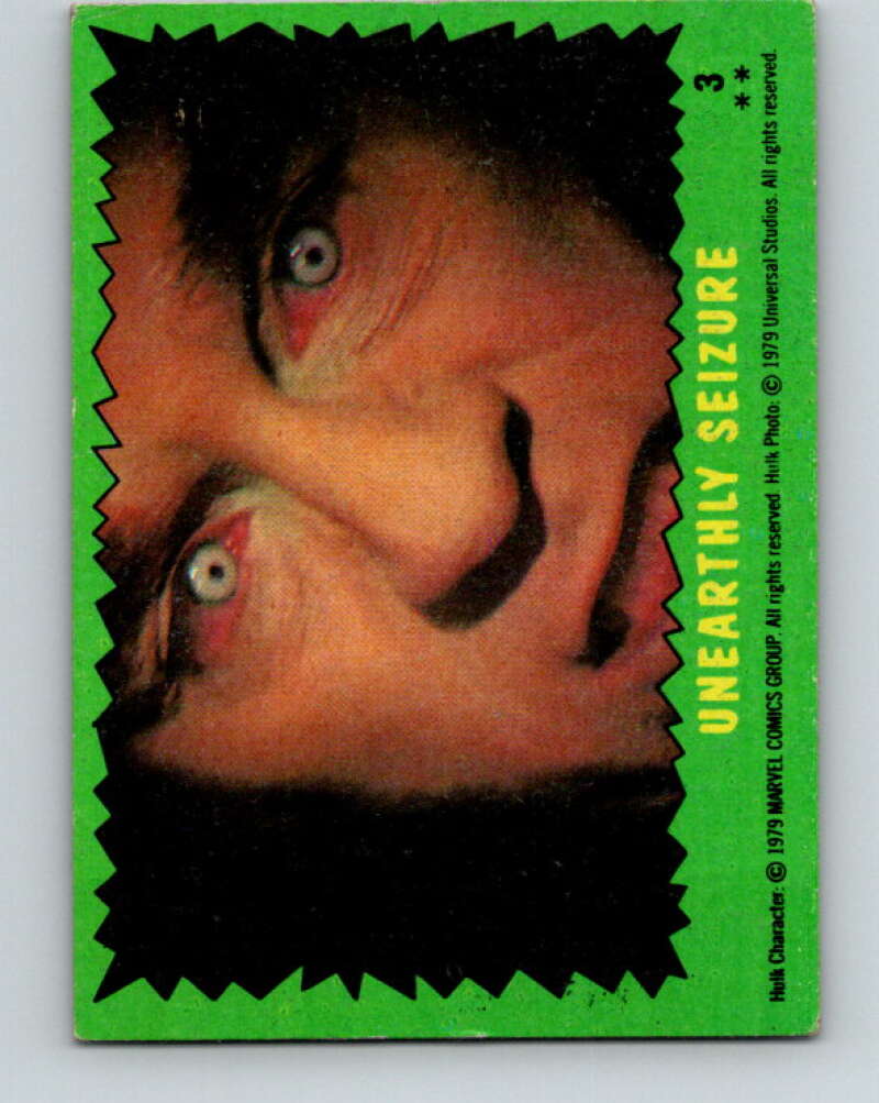 1979 Marvel Incredibale Hulk #3 Unearthly Seizure V34789