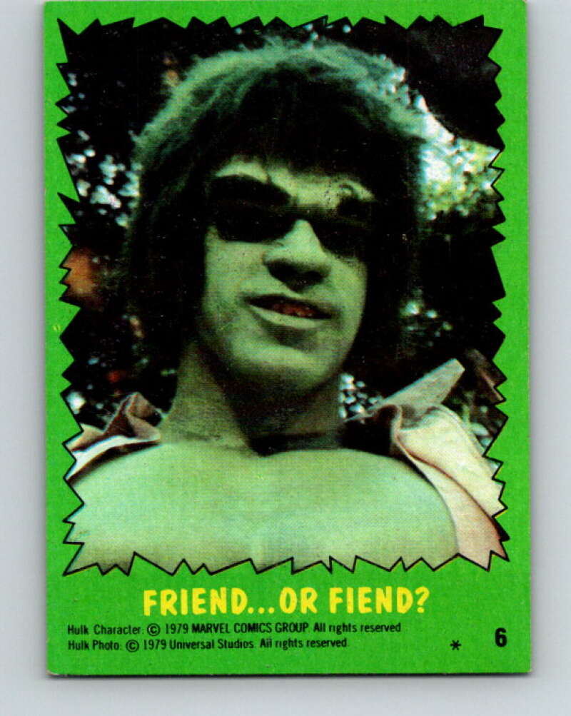 1979 Marvel Incredibale Hulk #6 Friend…or Fiend V34799