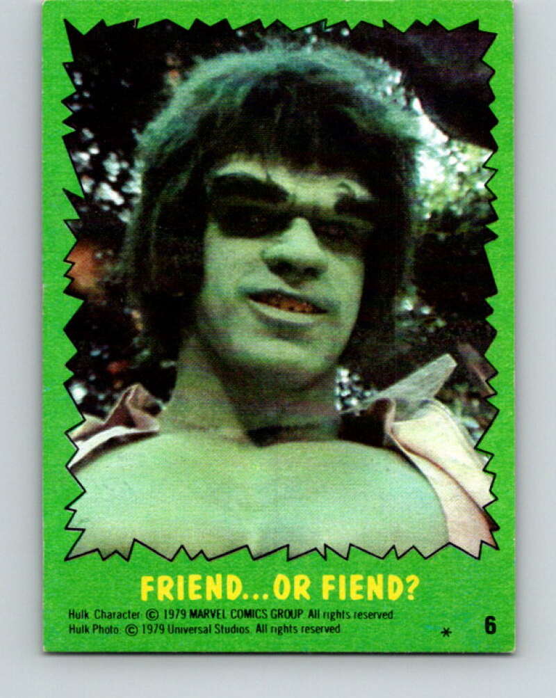 1979 Marvel Incredibale Hulk #6 Friend…or Fiend V34800