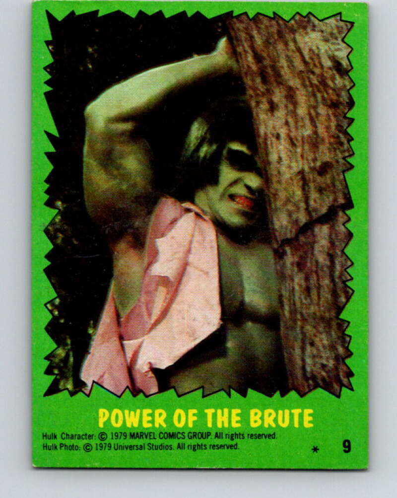 1979 Marvel Incredibale Hulk #9 Power of the Brute V34805