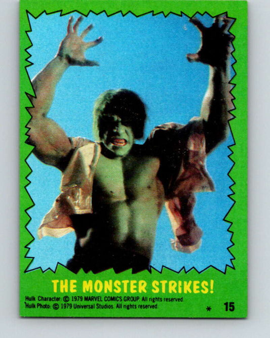 1979 Marvel Incredibale Hulk #15 The Monster Strikes  V34827