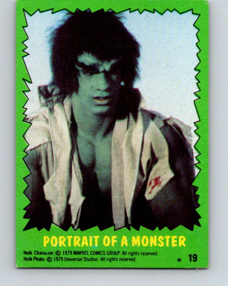 1979 Marvel Incredibale Hulk #19 Portrait of a Monster V34844