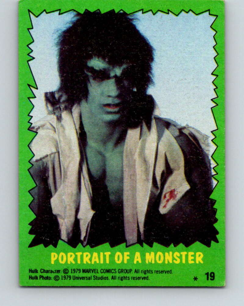 1979 Marvel Incredibale Hulk #19 Portrait of a Monster V34845