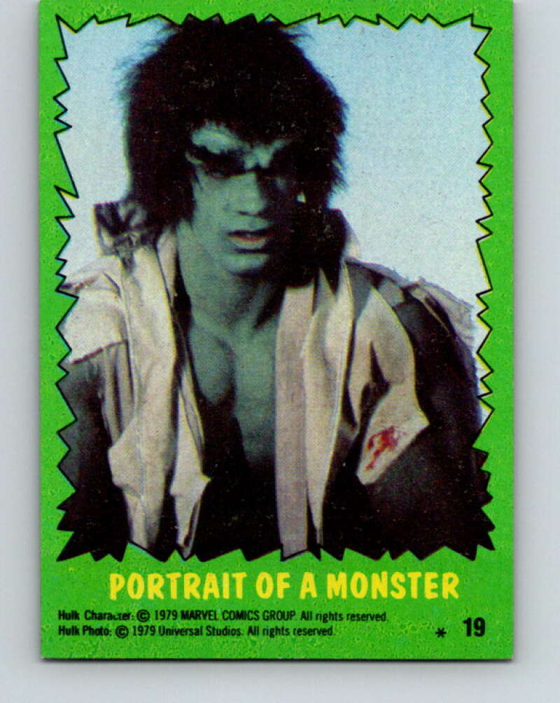 1979 Marvel Incredibale Hulk #19 Portrait of a Monster V34847