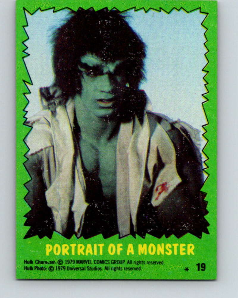 1979 Marvel Incredibale Hulk #19 Portrait of a Monster V34848