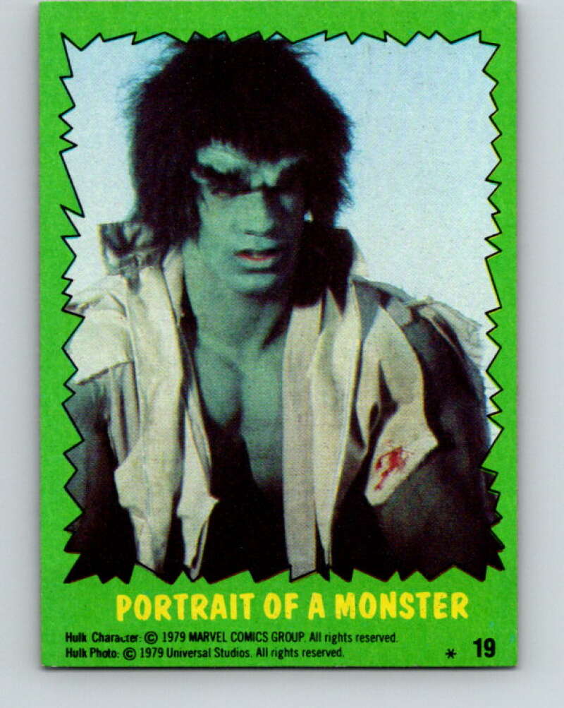 1979 Marvel Incredibale Hulk #19 Portrait of a Monster V34849