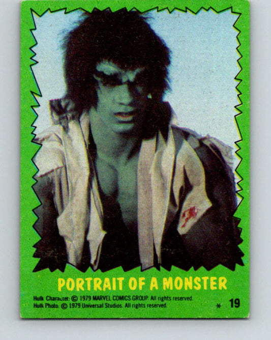 1979 Marvel Incredibale Hulk #19 Portrait of a Monster  V34850