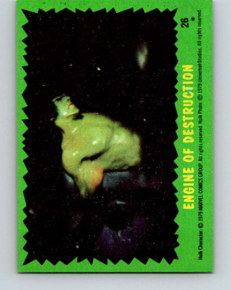 1979 Marvel Incredibale Hulk #26 Engine of Destruction V34878