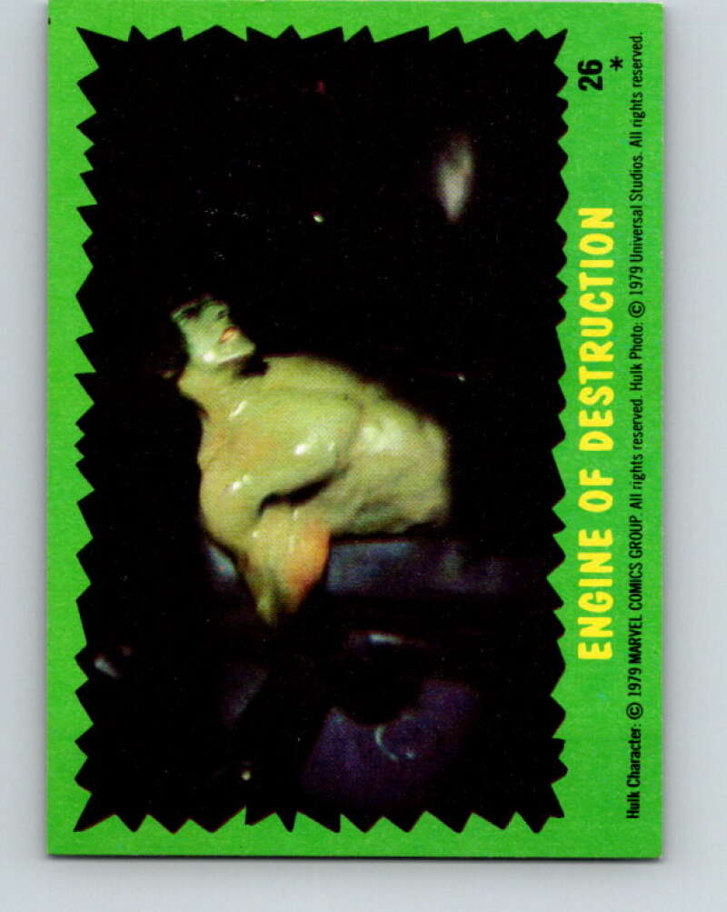 1979 Marvel Incredibale Hulk #26 Engine of Destruction V34879