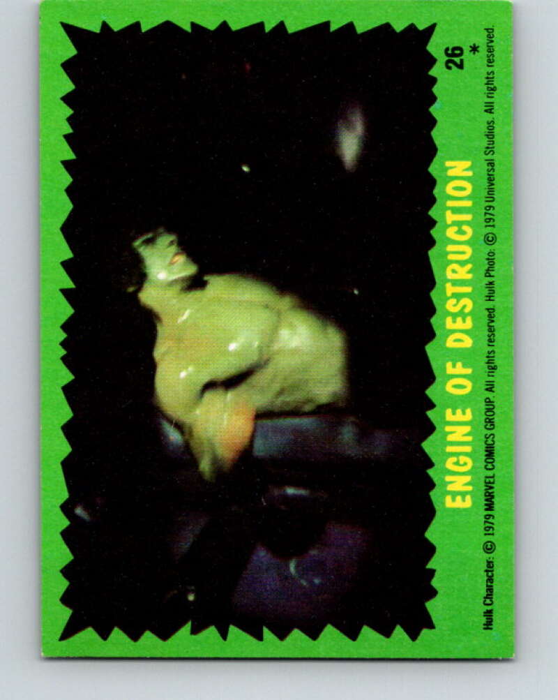 1979 Marvel Incredibale Hulk #26 Engine of Destruction V34880