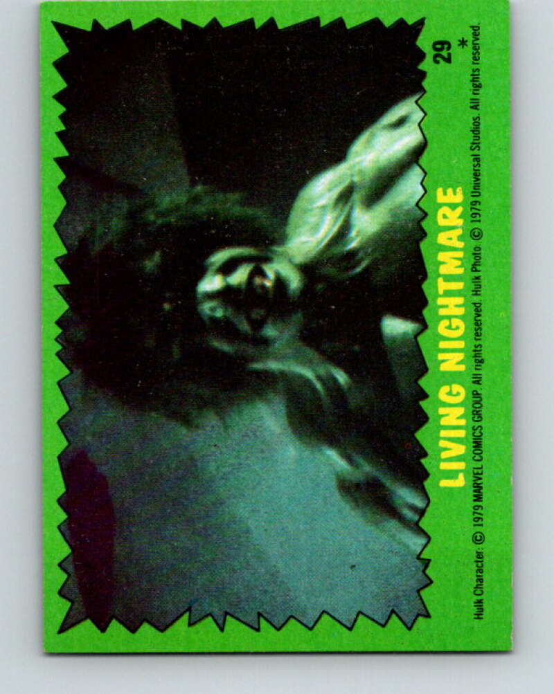 1979 Marvel Incredibale Hulk #29 Living Nightmare V34894