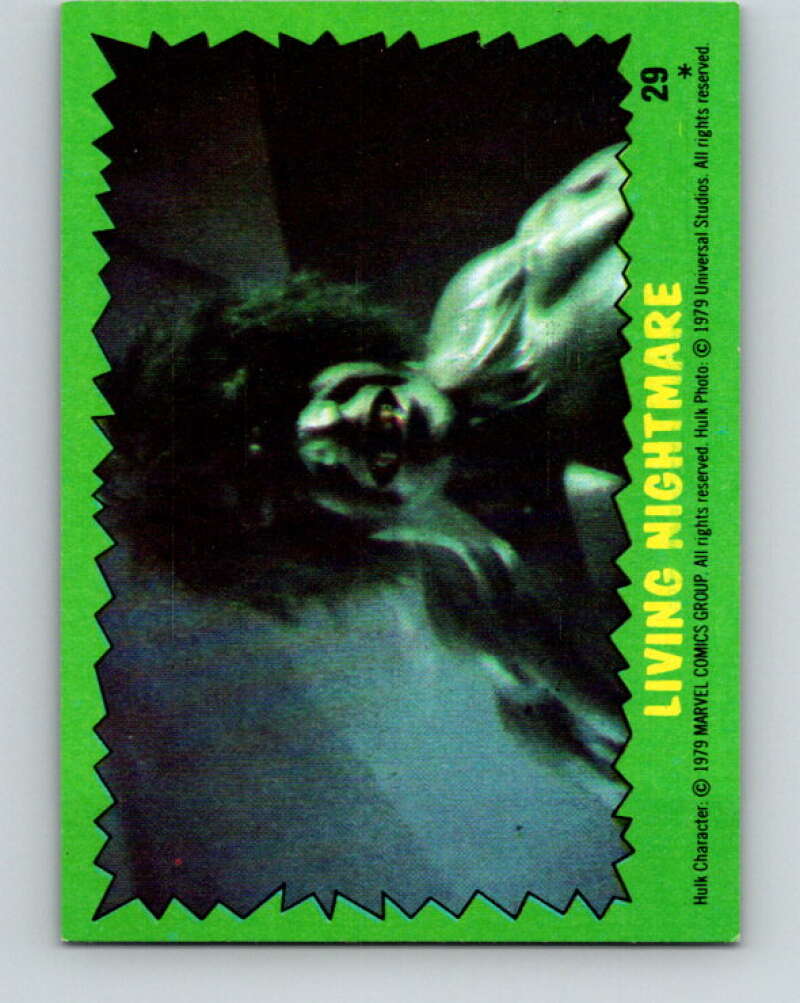 1979 Marvel Incredibale Hulk #29 Living Nightmare V34895