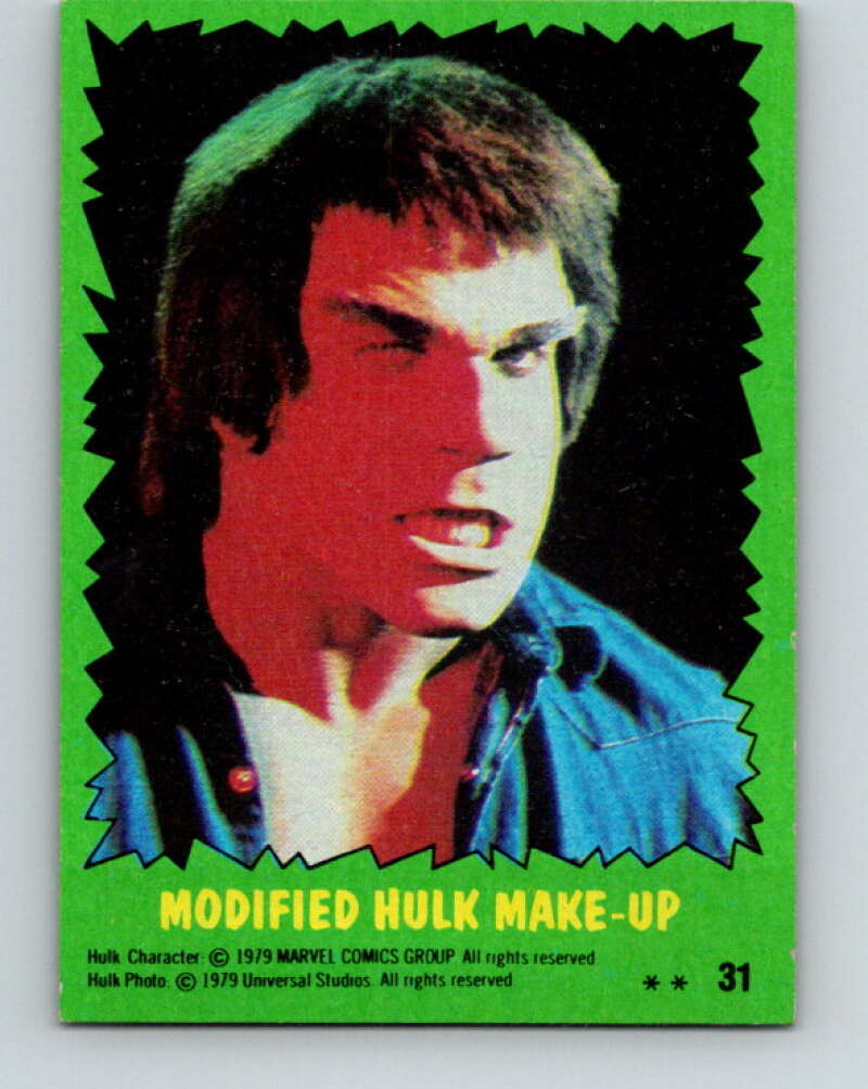 1979 Marvel Incredibale Hulk #31 Modified Hulk Make-up V34898