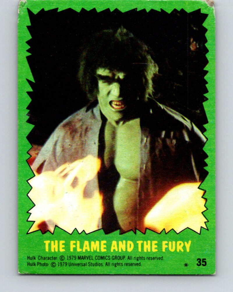 1979 Marvel Incredibale Hulk #35 The Flame and the Fury V34914