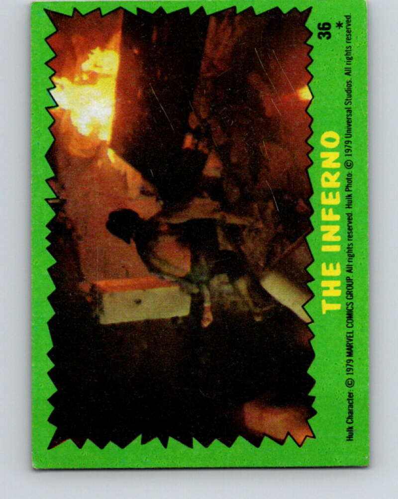 1979 Marvel Incredibale Hulk #36 The Inferno V34918
